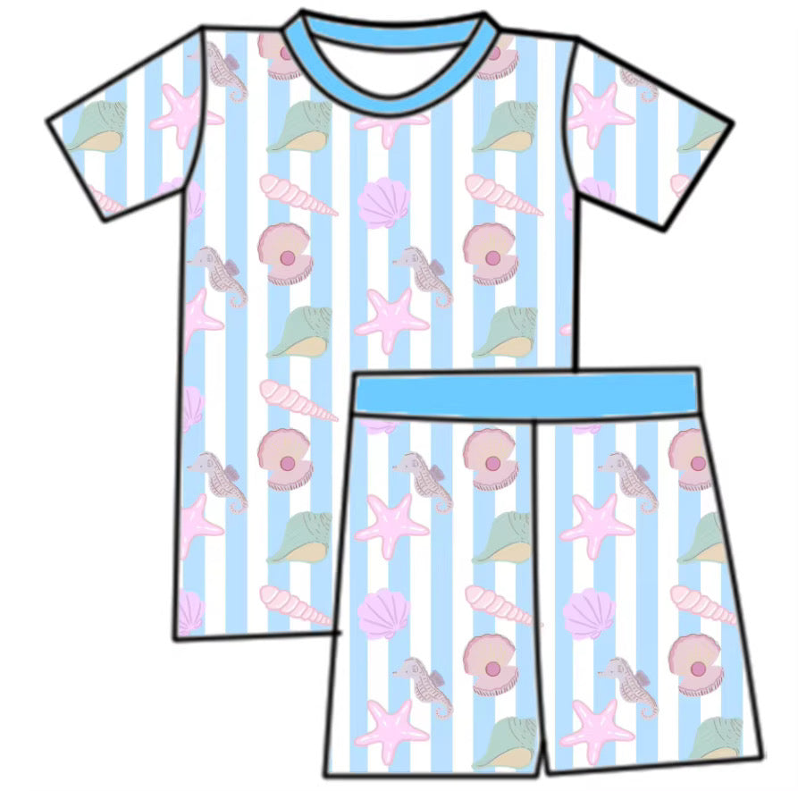 Sea Side Shorts Set
