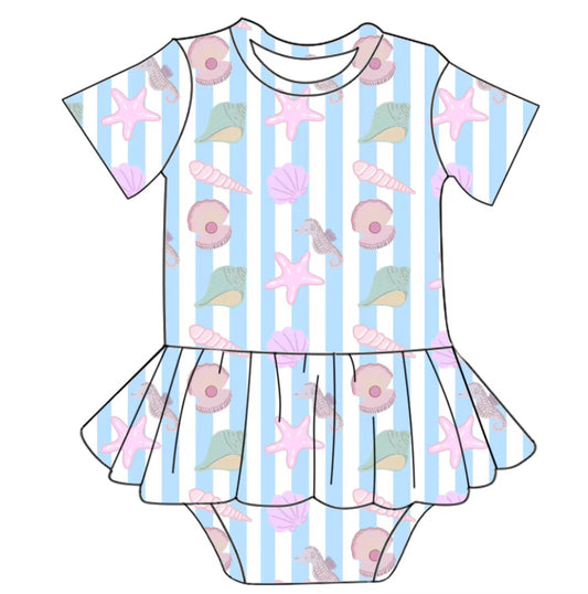 Sea Side Twirl Romper