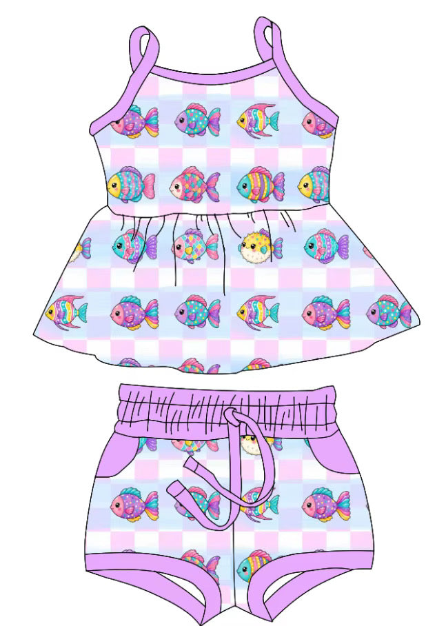 Rainbow Fish Tank Set