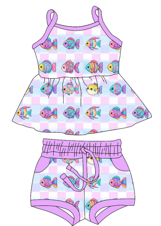 Rainbow Fish Tank Set