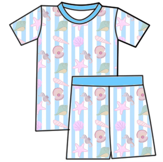 Sea Side Shorts Set