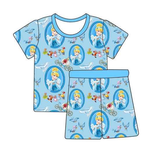 Pumpkin Princess Shorts Set