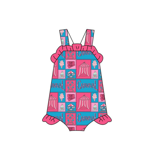 Carnival Ruffle Tank Romper